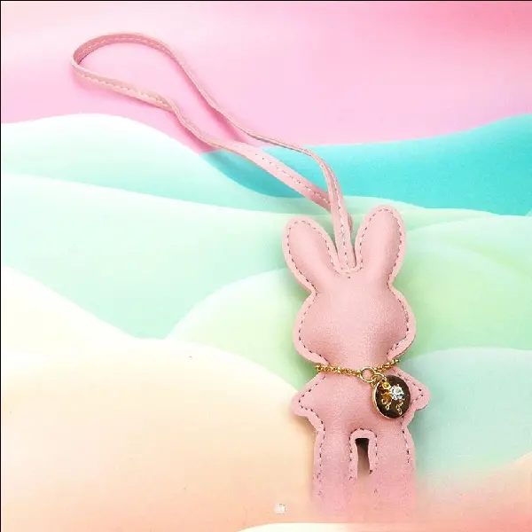 Leather pink with leather cord,chaincharmsupply.com