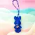 PU Leather Rabbit Charms Wholesale High-Quality Supply - Blue leather cord