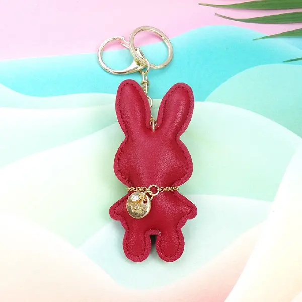 Burgundy with keychain,chaincharmsupply.com