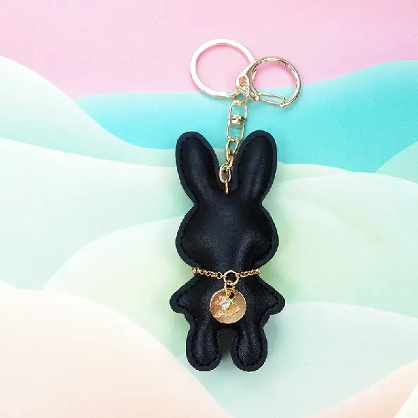 Black with keychain,chaincharmsupply.com