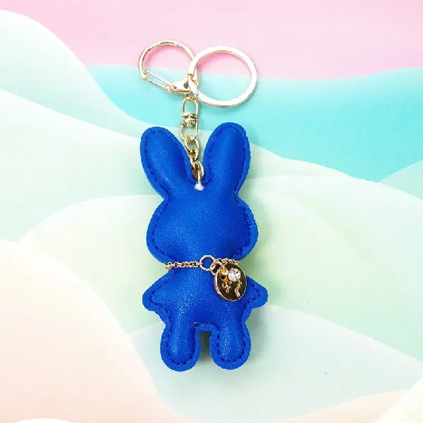 Blue keychain,chaincharmsupply.com
