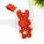 PU Leather Rabbit Charms Wholesale High-Quality Supply - Orange plus belt buckle