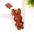 PU Leather Rabbit Charms Wholesale High-Quality Supply - Light brown with belt buckle