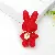 PU Leather Rabbit Charms Wholesale High-Quality Supply - Single red rabbit