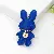 PU Leather Rabbit Charms Wholesale High-Quality Supply - Single blue rabbit