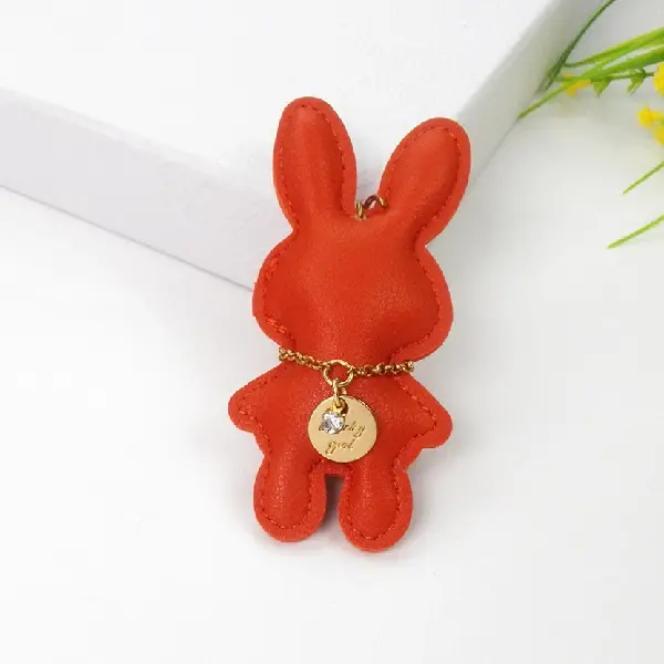 Single orange rabbit,chaincharmsupply.com