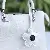 Wholesale Flower Bag Charm Keychain Supply for Retailers - White