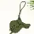 Wholesale High-End PU Leather Small Saddle Bag Charms Supply - Army green
