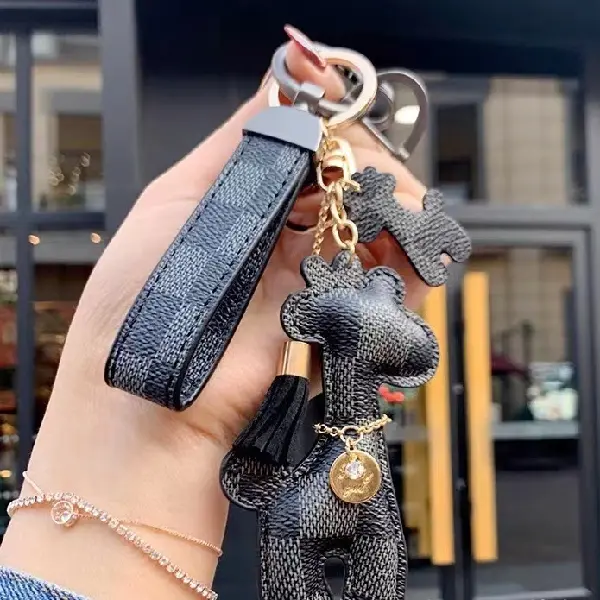 Black grid + keychain,chaincharmsupply.com