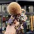 Wholesale Giraffe Leather Keychains for Retailers Boost Sales - Brown flower+ keychain + hair ball