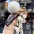 Wholesale Giraffe Leather Keychains for Retailers Boost Sales - White grid + keychain + hair ball