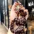 Leather Kitten Keychains Wholesale | High-Quality Charm Supply - Brown flower