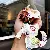 Leather Kitten Keychains Wholesale | High-Quality Charm Supply - White flowers