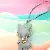 Wholesale Leather Fox Bag Charms for Retailers to Boost Sales - Light gray
