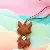 Wholesale Leather Fox Bag Charms for Retailers to Boost Sales - Light brown