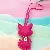 Wholesale Leather Fox Bag Charms for Retailers to Boost Sales - Rose red