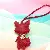 Wholesale Leather Fox Bag Charms for Retailers to Boost Sales - Deep red