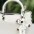 Wholesale new Series Bean Bear Bag Charm Supply for Retailers - White