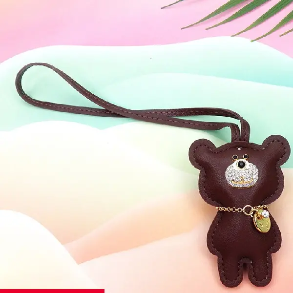 Dark brown with leather cord,chaincharmsupply.com