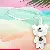 Wholesale European & American Rhinestone Bear Bag Charm Supply - White with leather cord