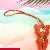 Wholesale European & American Rhinestone Bear Bag Charm Supply - Orange with leather cord
