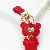 Wholesale European & American Rhinestone Bear Bag Charm Supply - Red with belt
