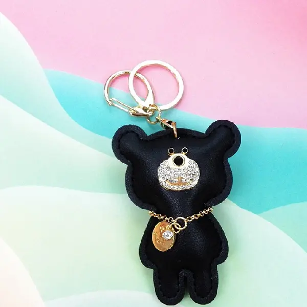 Black with keychain,chaincharmsupply.com