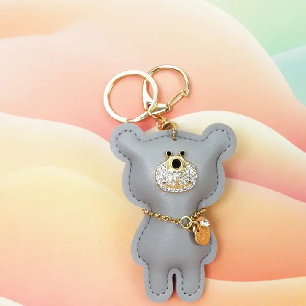 Gray with keychain,chaincharmsupply.com