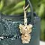 Wholesale European & American Rhinestone Bear Bag Charm Supply - Golden standing bear