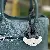 Wholesale Leather Husky Keychain Bag Charm Supply for Retailers - Black
