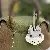 Wholesale Leather Husky Keychain Bag Charm Supply for Retailers - Grey