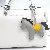 Wholesale Leather Pony Year of the Horse Doll Keychain Supply - Light gray-9*11CM