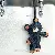 Bean Bear Bag Charm Wholesale Supply - Handmade Leather Chains - Black-8*10CM