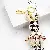 Rhinestone Bear Bag Charm & Phone Keychain Supply Wholesale - Rabbit