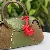 Love Bow Bag Charm Supply - Wholesale Heart Keychains - Red