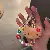 Wholesale Plush Girly Heart Bow Cat Phone Chain Supply - Alloy five-pointed star cat