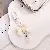 Candy Color Bow Phone Charm Wholesale Supply - Quality Cute - off white
