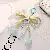 Wholesale Super Fairy Multi-layered Bow Phone Charm Supply - light blue