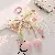 Wholesale Super Fairy Multi-layered Bow Phone Charm Supply - pink