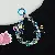 Wholesale Fig Transparent Bracelet Phone Lanyard Supply - light blue