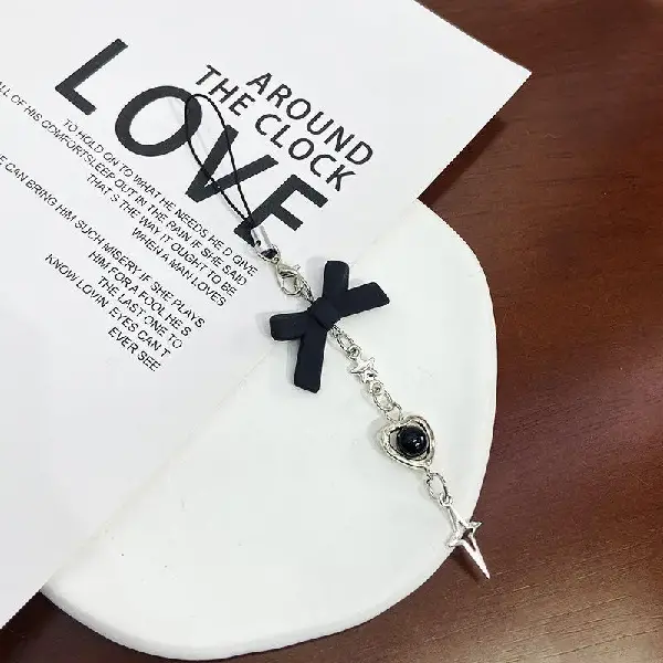 bow love heart,chaincharmsupply.com