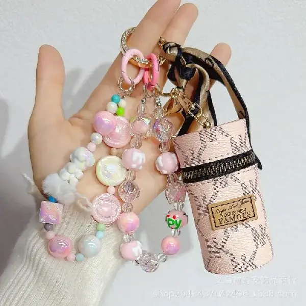 Pink color (chain, doll style random),chaincharmsupply.com