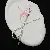 Wholesale Korean High-end Beaded Pearl Ribbon Bow Charm Supply - pearl bow