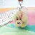 Wholesale Plush Teddy Dog Bag Charms for Retailers Boost Sales - Off white