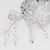 Wholesale Korean High-end Beaded Pearl Ribbon Bow Charm Supply - small pink bow