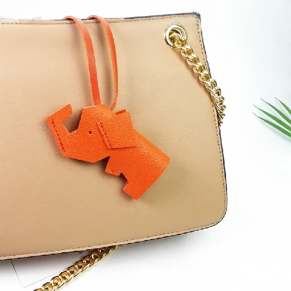 Orange with leather cord,chaincharmsupply.com