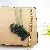 Wholesale PU Leather Elephant Bag Charms for Retailers - Dark green cotton rope