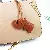 Wholesale PU Leather Elephant Bag Charms for Retailers - Light brown with leather cord