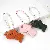 Wholesale PU Leather Elephant Bag Charms for Retailers - Pink with cotton rope