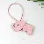 Wholesale PU Leather Elephant Bag Charms for Retailers - Pink leather cord
